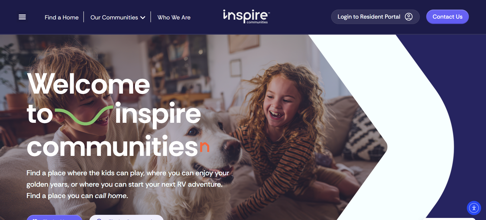 Inspire Communities storefront